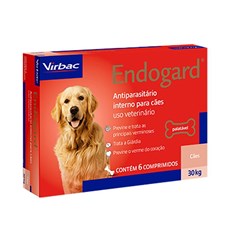 Endogard Vermifugo Caes Ate 30kg C/6 Comprimidos - Virbac