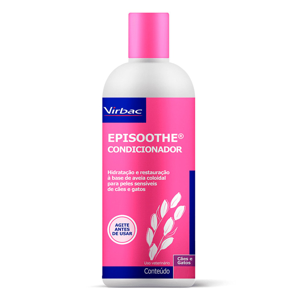 Episoothe Condicionador Cães E Gatos Virbac - 250mL