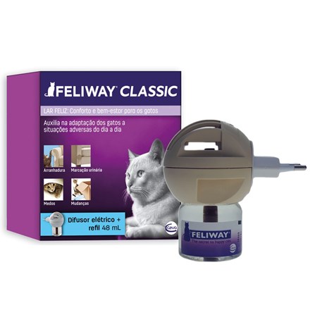 Feliway Classic Difusor Com Refil Ceva - 48mL