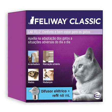 Feliway Classic Difusor Com Refil Ceva - 48mL