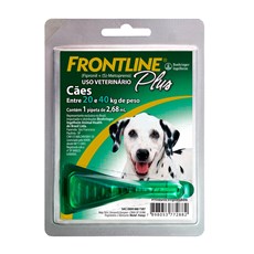 Frontline Plus Antipulgas E Carrapatos Cães 20 a 40Kg