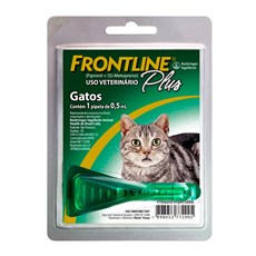 Frontline Plus Antipulgas E Carrapatos Gatos 0,5mL