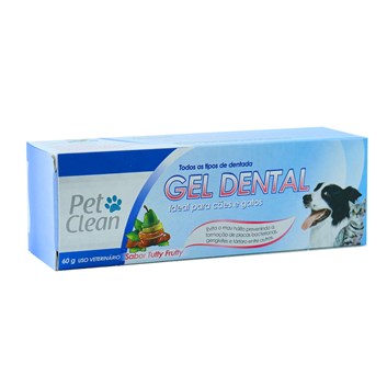 Gel Dental Tutty-Frutty Pet Clean - 60g