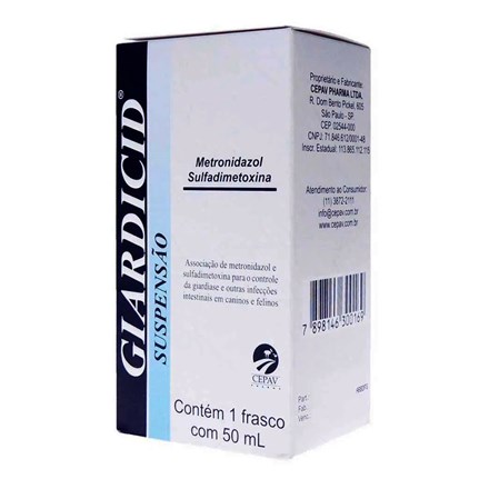 Giardicid Suspensão - 50ml