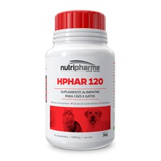 Hphar Suplemento Alimentar Para Caes E Gatos Nutripharme C/30 Comprimidos