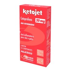 Ketojet 20mg Anti-inflamatório Agener União C/10 Comprimidos