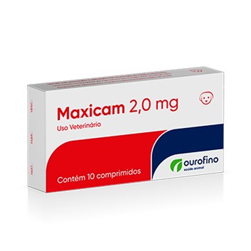 Maxicam Anti-inflamatorio 2,0mg Ourofino C/10 Comprimidos
