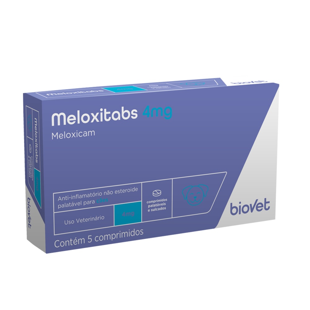 Meloxitabs Cães Biovet 4,0mg