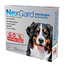 Nexgard Antipulgas E Carrapatos Cães 25,1 A 50kg