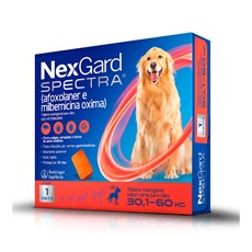 NexGard Spectra Antipulgas e Carrapatos Para Cães de 30,1 a 60kg