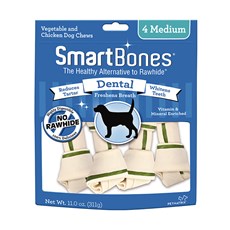 Ossinhos Para Cães Smartbones Dental Medium - 4 Unidades