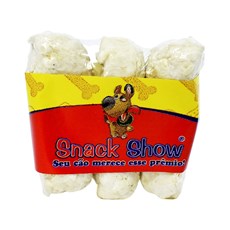 Osso Cães Snack Show Prensado Natural Shriink C/03 Unidades