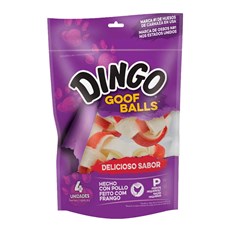 Osso Dingo Cães Premium Goof Balls 4 PK