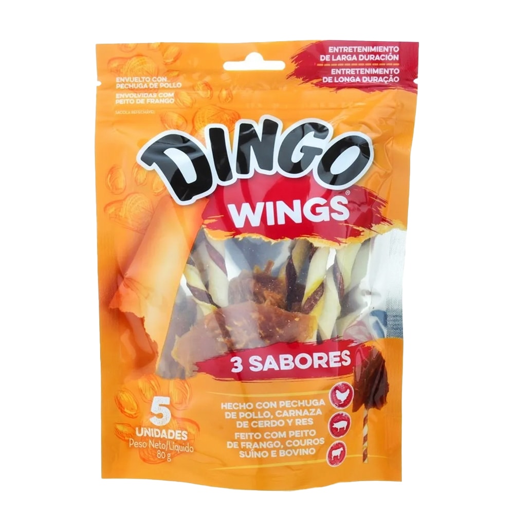 Ossos Dingo Triple Flavor Wings 5PK - 80g