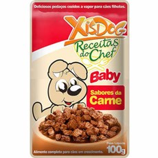Petisco Cães Xis Dog Baby Sabores da Carne - 100g