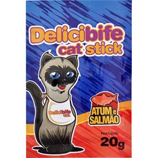 Petisco Delicibife Gatos Atum e Salmão - 20g