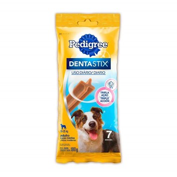 Petisco Dentastix Pedigree Cães Raças Médias - 180g