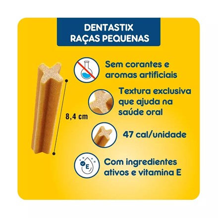 Petisco Dentastix Pedigree Cães Raças Pequenas - 45g