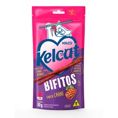 Petisco Kelco Kelcat Bifitos Carne - 30g