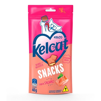 Petisco Kelco Kelcat Snacks Salmão - 40g