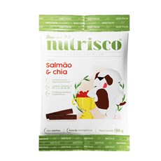 Petisco Snacks Nutrisco Cães Salmão e Chia - 65g