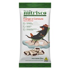 Petisco Snacks Recheados Nutrisco Cães Frango e Cenoura Raças Pequenas - 65g