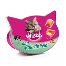 Petisco Whiskas Temptations Anti Bola de Pelos Gatos Adultos - 40g