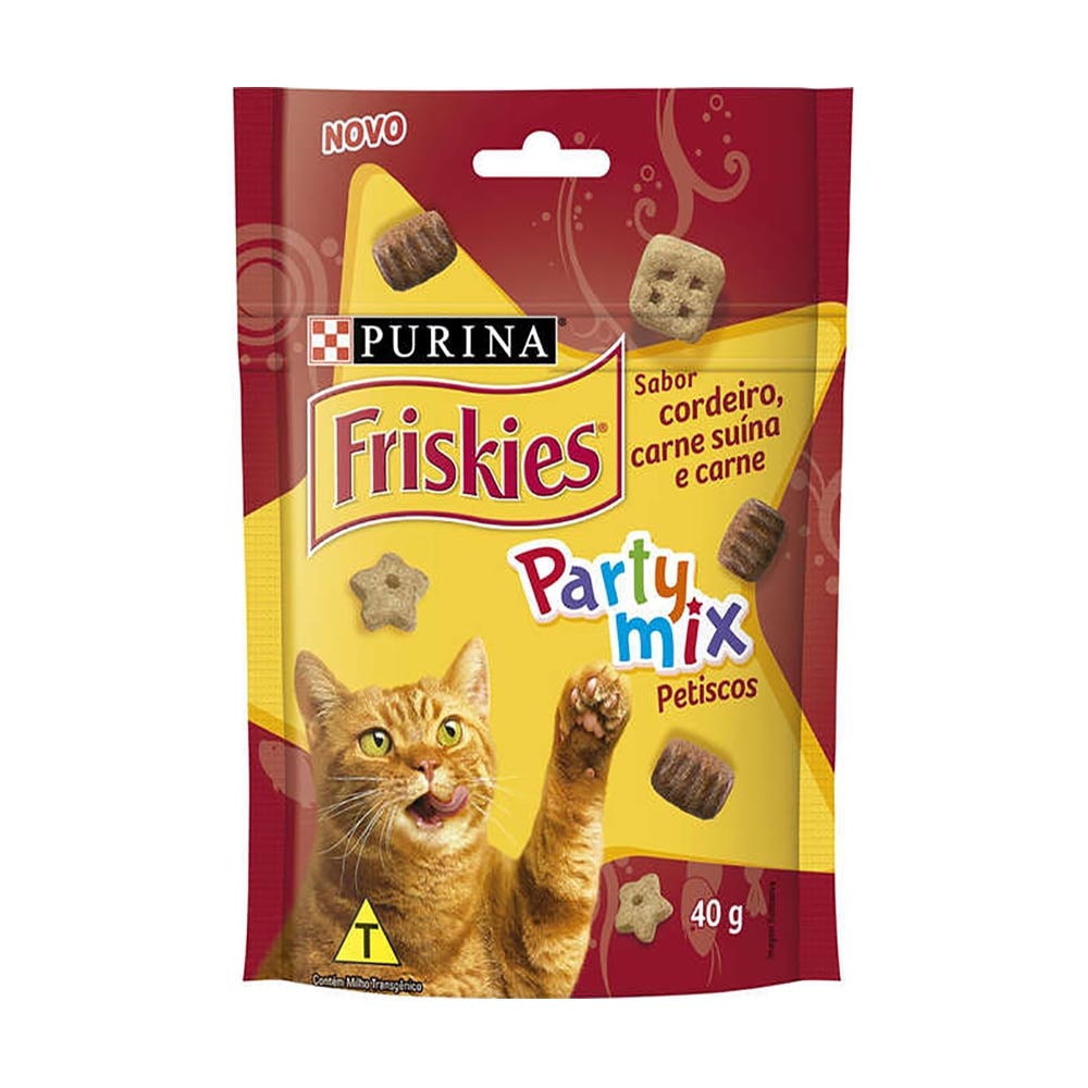 Petiscos Néstle Purina Gatos Friskies Carne - 40g