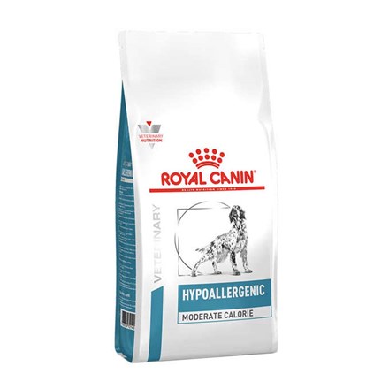 Ração Cães Royal Canin Veterinary Hypoallergenic Moderate Calorie – 2kg