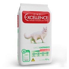 Ração Cat Excellence Adulto Castrado Salmão - 10,1kg