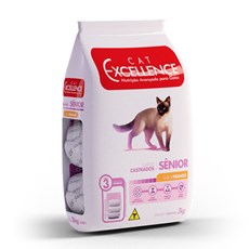 Ração Cat Excellence Sênior Castrados Frango - 3kg