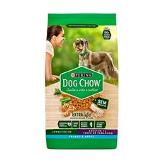 Ração Dog Chow Extra Life Adultos 7+ Frango e Arroz - 15kg