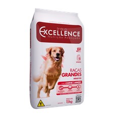 Ração Dog Excellence Adulto Raças Grandes Carne e Arroz - 15kg