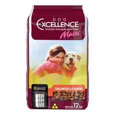 Ração Dog Excellence Multi Salmão e Carne - 12kg