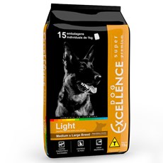 Ração Dog Excellence Super Premium Light Médias/Grandes - 15kg