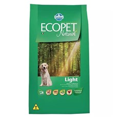 Ração Ecopet Light Cães Adultos Raças Grandes – 15kg