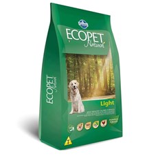 Ração Ecopet Light Cães Adultos Raças Grandes – 15kg