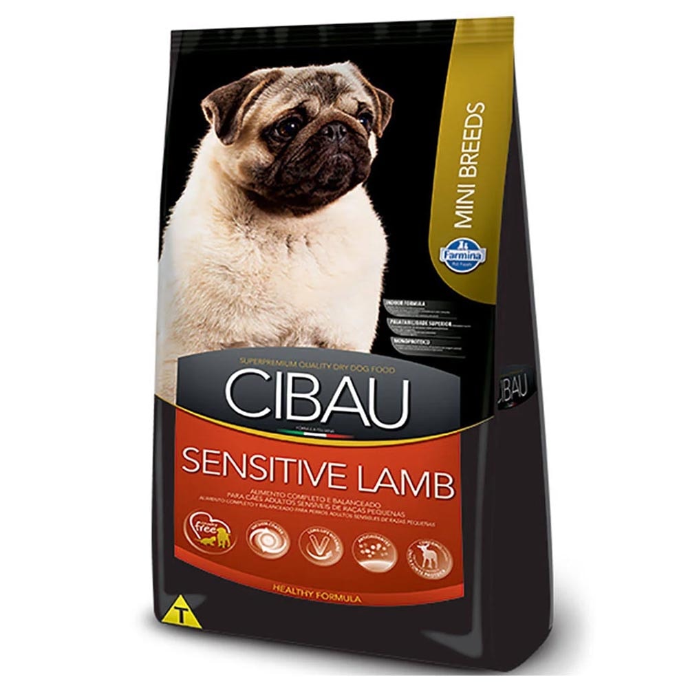 Ração Farmina Cibau Sensitive Lamb Cães Adultos Raças Pequenas- 1kg