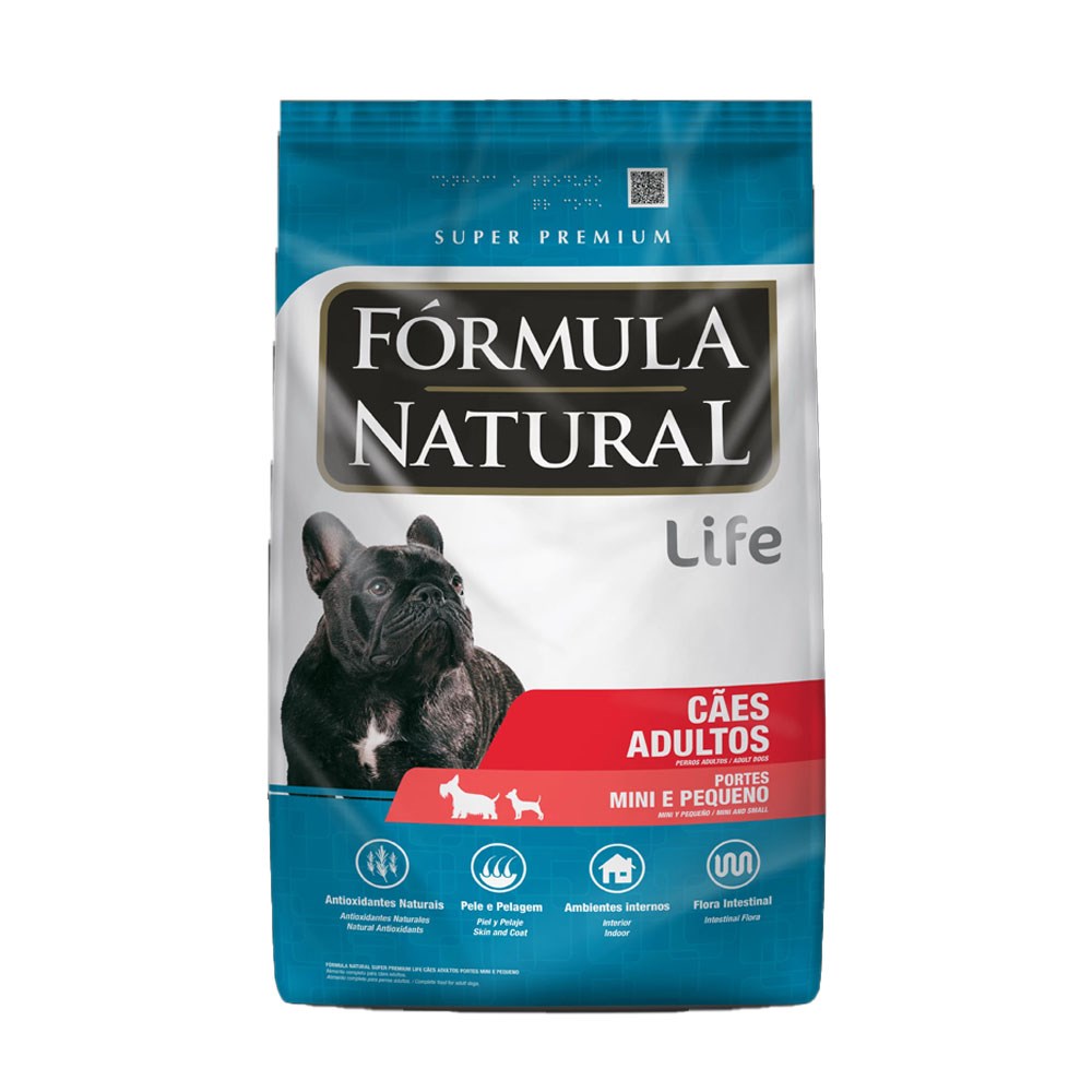 Ração Fórmula Natural Cães Adulto Raças Mini e Pequenas - 1kg