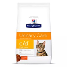 Ração Hill's Prescription Diet C/D Multicare Gatos Adultos Cuidado Urinário - 1,8kg