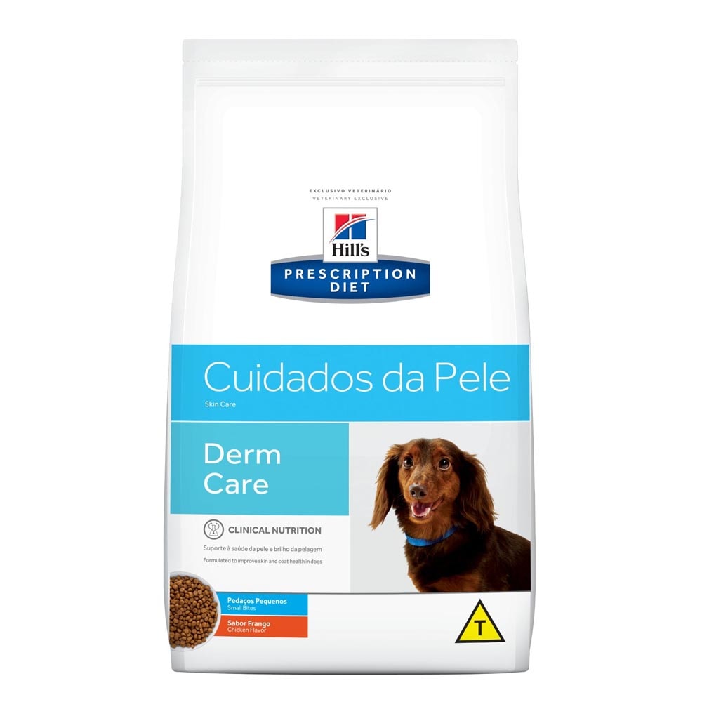 Ração Hill's Prescription Diet Cães Cuidado Da Pele Pedaços Pequenos –