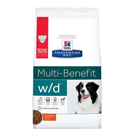 Ração Hill's Prescription Diet W/D Cães Controle Digestivo e Peso - 3,8Kg
