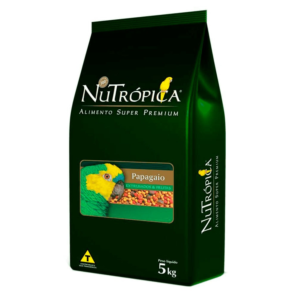 Ração Nutrópica Papagaio Com Frutas - 5kg