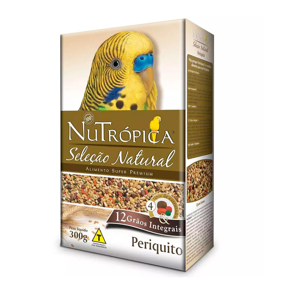 Ração Nutrópica Seleção Natural Periquito – 300g