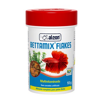Ração Para Peixes Alcon Betamix Flakes - 10g