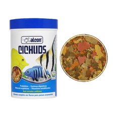 Ração Para Peixes Alcon Cichlids Flocos - 50g