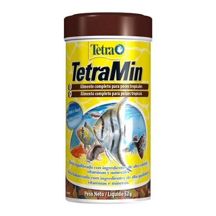 Ração Para Peixes TetraMin Flakes - 52g