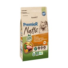Ração Premier Nattu Cães Adultos Pequeno Porte Mandioquinha – 2,5kg