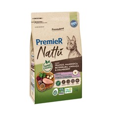 Ração Premier Nattu Cães Adultos Sênior Pequeno Porte Mandioca - 2,5kg