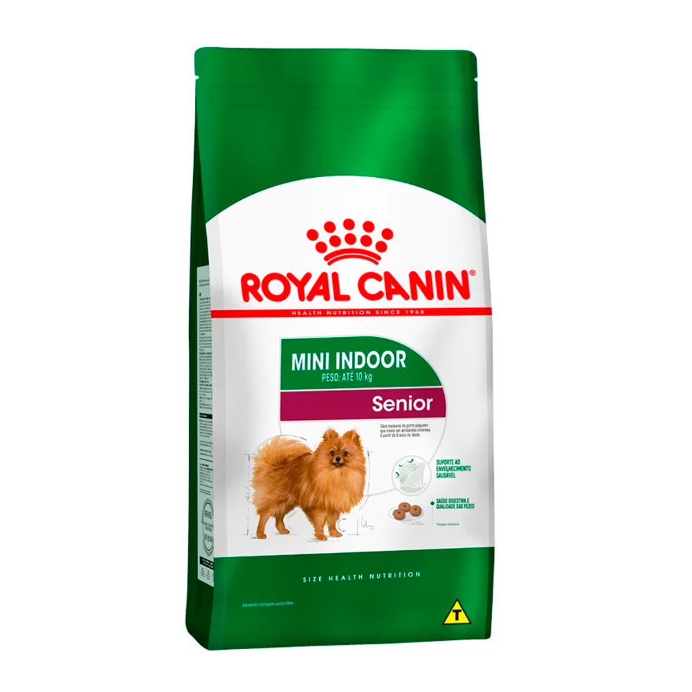 Ração Royal Canin Cães Sênior Mini Indoor Sênior – 7,5kg
